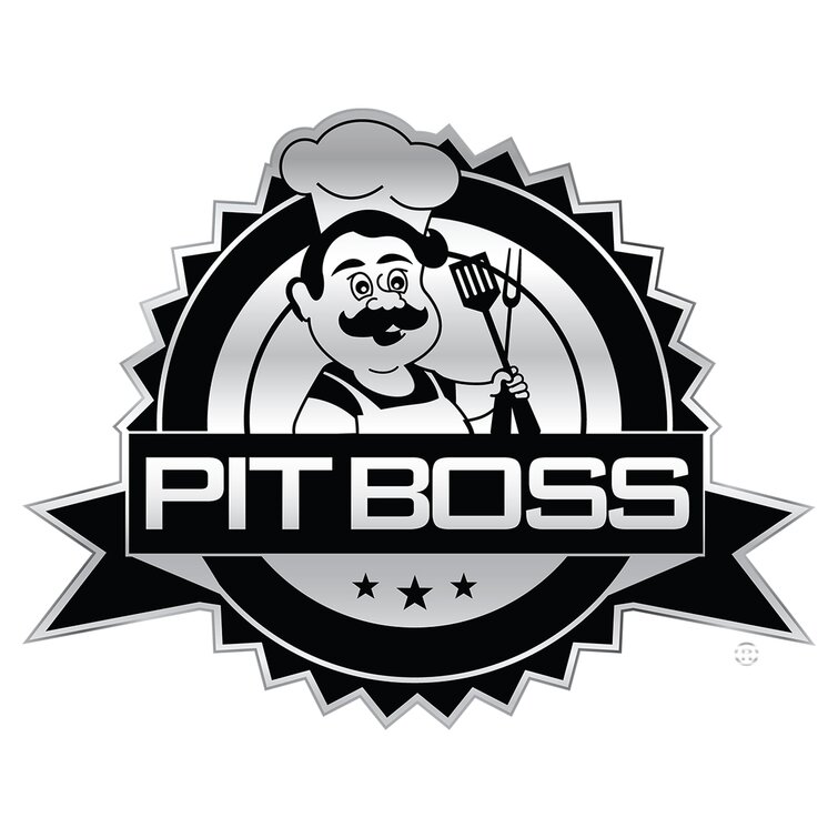 Pit Boss Barbecue Pumice Stone Brush W/ Scraper and No-Slip Handle 