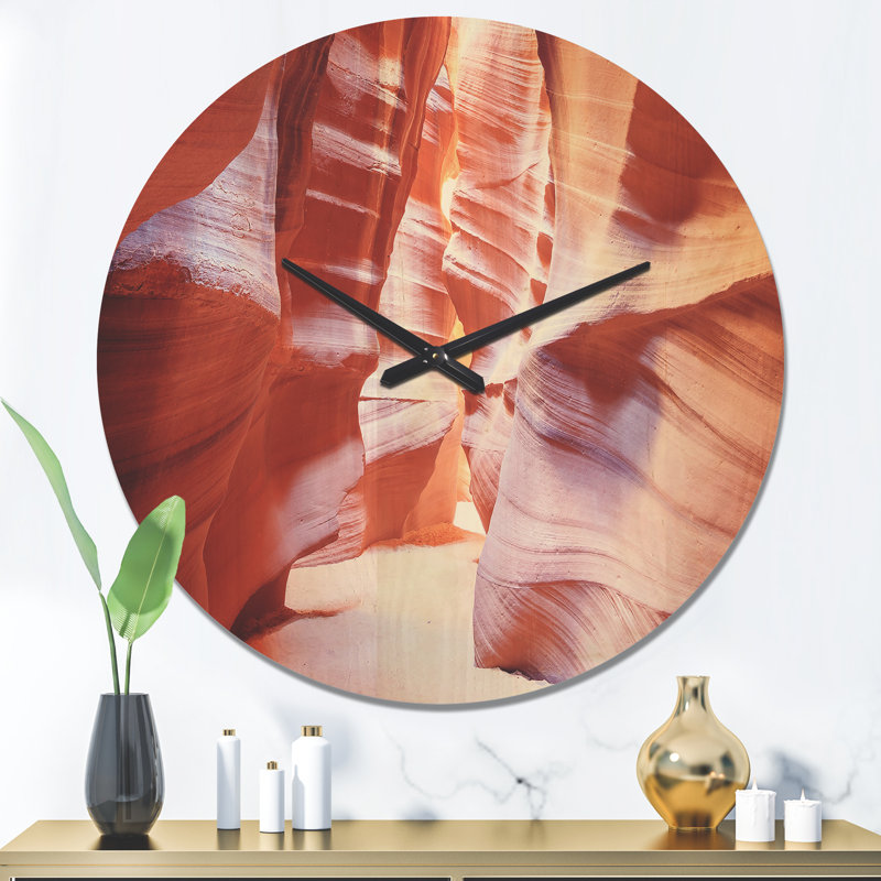 Horloge murale panoramique Antelope Canyon, Très grand