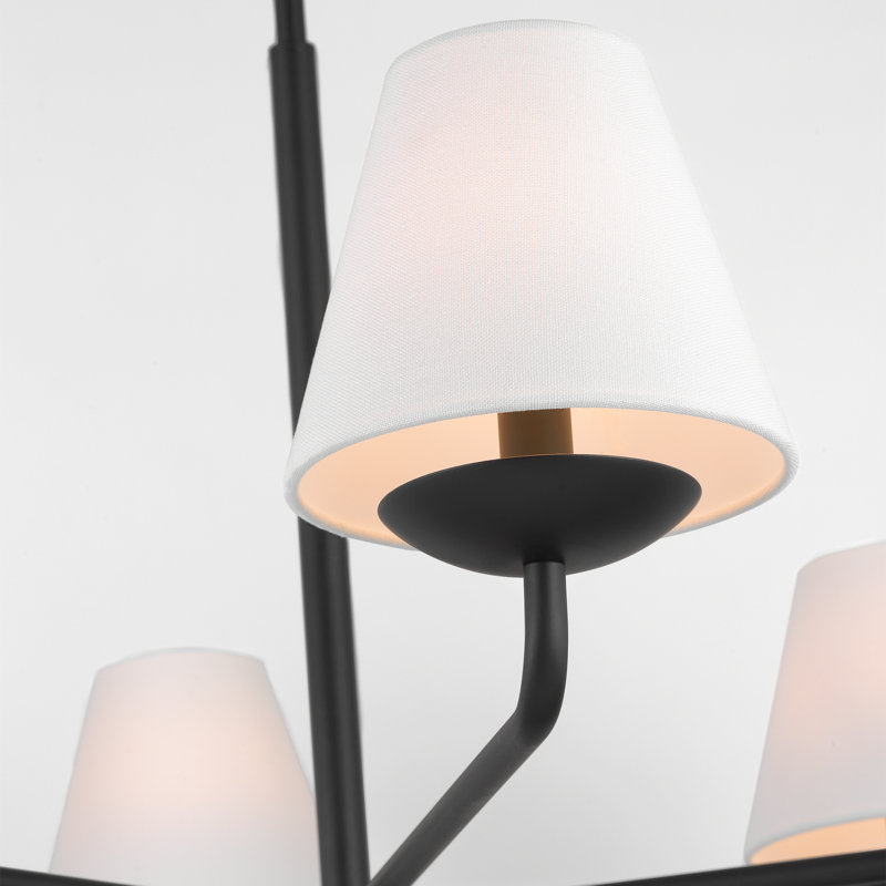 Albion Large Chandelier, Midnight Black