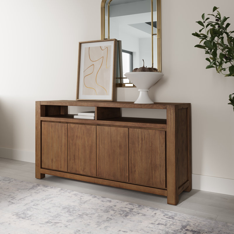 Meuble télé 60 po Brownstone, Bois brun, H 32 po x L 60 po x l 18 po