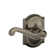Flair Lever with Camelot Trim Non-Turning Lock