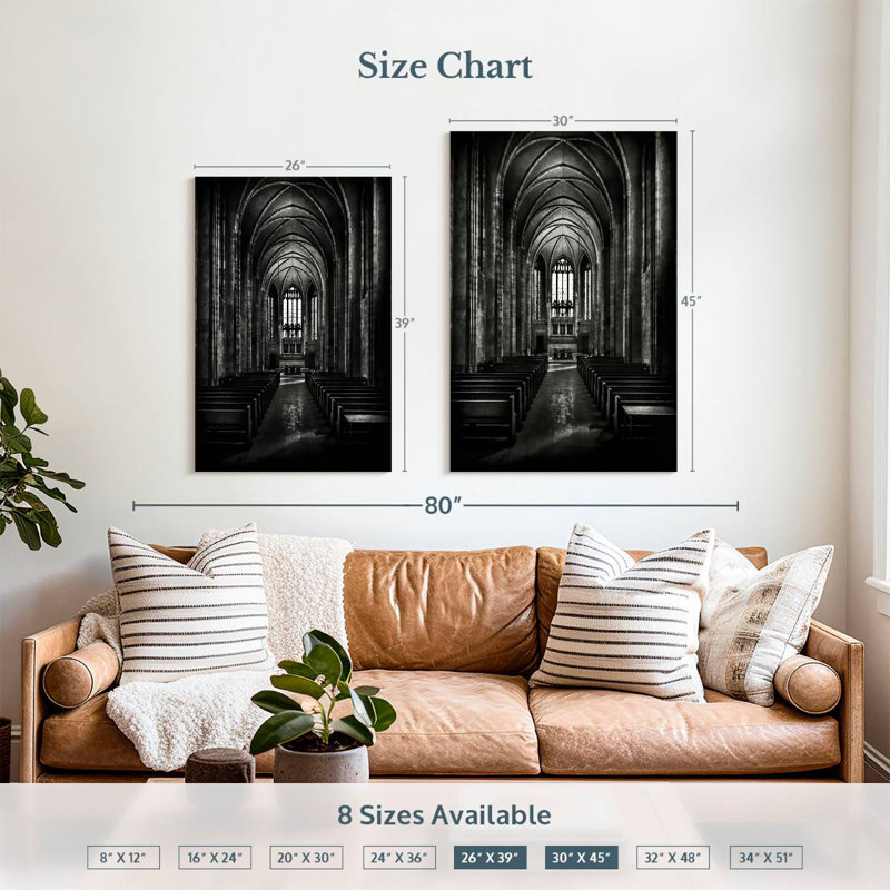 Adella Trinity College Chapel, 45" H x 30" W