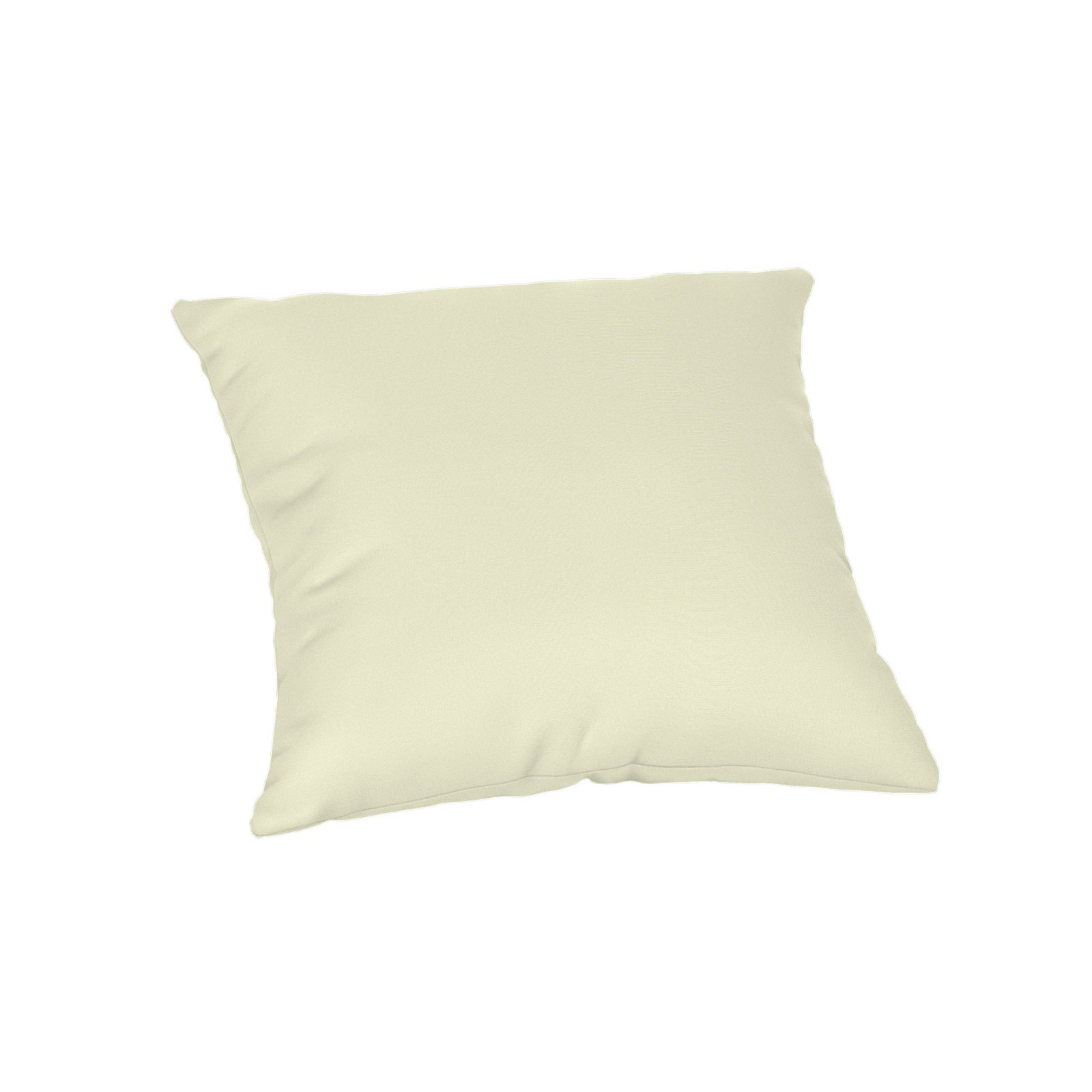  Outdoor Square Pillow Cover & Insert, 20"H x 20"W, Canvas Natural Sunbrella®
