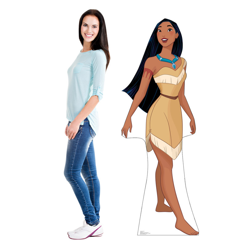 Pocahontas taille réelle en carton debout