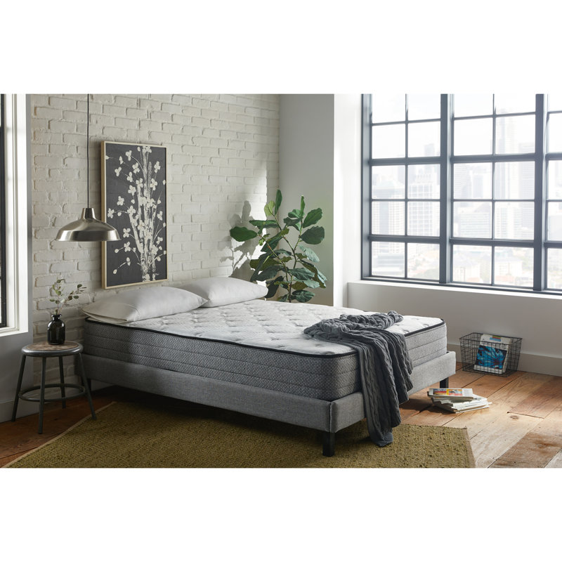 Grand matelas à ressorts ensachés 884 10 po - mousse gel, support de bord pour une bonne nuit de sommeil, ressorts en mousse, apaisant