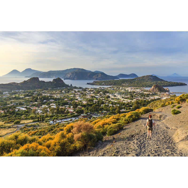 Footpath on Vulcano Island by Flavio Vallenari, 32" H x 48" W
