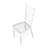 Stackable Modern Acrylic Dining Chair Set - Industrial Transparent Bistro Chair for Small Spaces, Humidity-Resistant Base for Basements & Patios,  Indoor/Outdoor Use-420853486