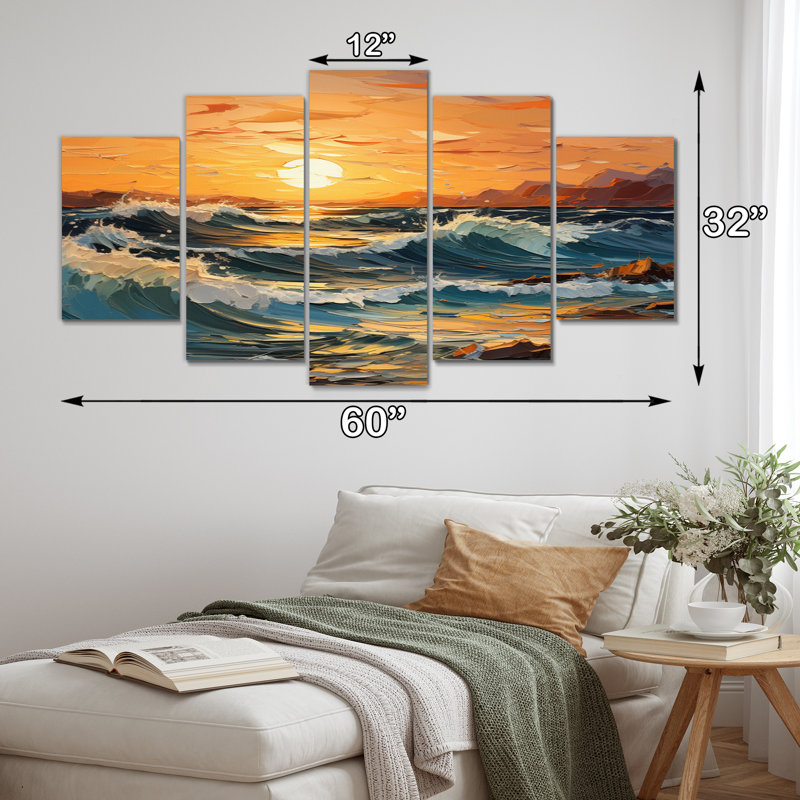 Rascon - reproduction d'art moderne sur toile - 5 panneaux