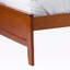 Lit plateforme simple en bois massif Chaitan, H 33,38 po x l 41,54 po x L 77,38 po