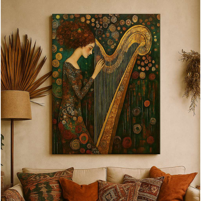 Superbe peinture sur toile décorative de 19,7 po x 27,6 po | 100% toile avec cadre 100% bois (épaisseur: 0,8 x 1,2 pouces) | Parfaite pour le salon, la chambre à coucher ou le bureau, cette œuvre d'art élégante convient à tout espace