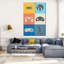 Iconic Game Controllers, reproduction sur toile-1413625745