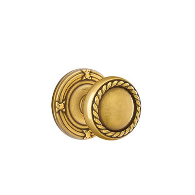 Ensemble de faux boutons Emtek avec ruban et roseau et corde