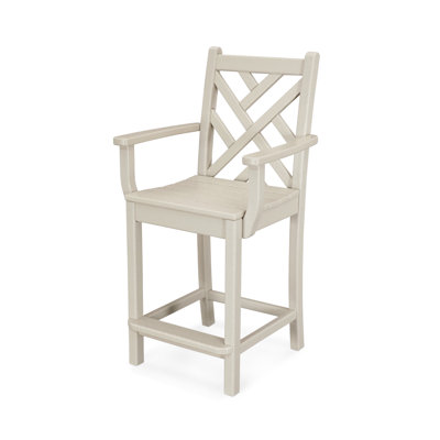 Lakeside POLYWOOD Chippendale Counter Arm Chair