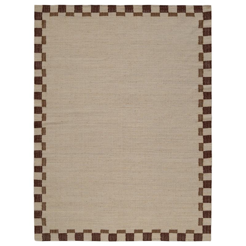 Tapis d'intérieur en jute Heidi, Rouge, 3 pi x 5 pi