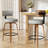 Chic Swivel Leather Upholstered Bar Stool For Ultimate Comfort And Style-647653561-647653542