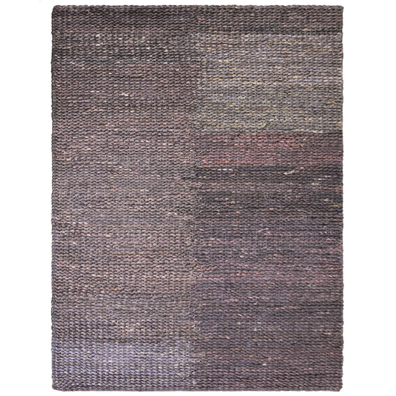 Housel Hand Woven Jute Eco-Friendly Solid Area Rugs - Rectangle, brownish charcoal Color, Plain Solid Design, Low Pile, Natural Fiber, Outdoor Indoor Handmade Area Rugs for Living Room, Bed Room