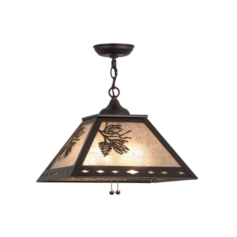 Luminaire suspendu dôme 2 lumières winter pin