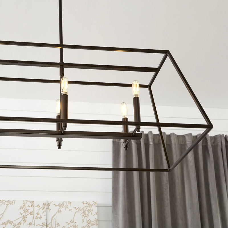 Arletta 8 - Light Kitchen Island Pendant, Oiled Bronze