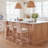 Evins Upholstered Bar Stool with Solid Wood Frame-2085433837