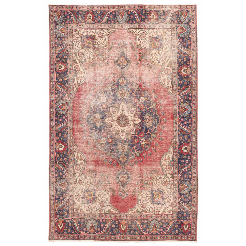 Antalya Vintage Red Rug 6'3" x 9'10"