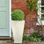 Tall Planter with Drainage Holes, Frostproof Outdoor Plant Pot, Concrete Effect Tall Tapered Planter-1723623150-1716494012