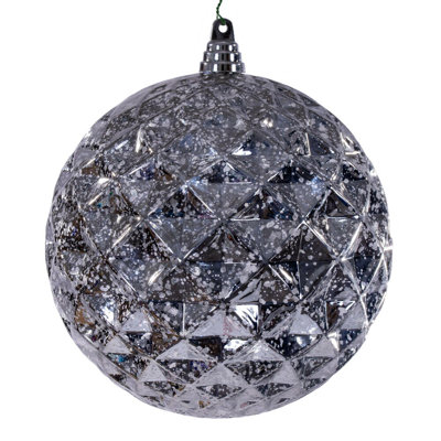 8" Diamond Mercury Ornament.
