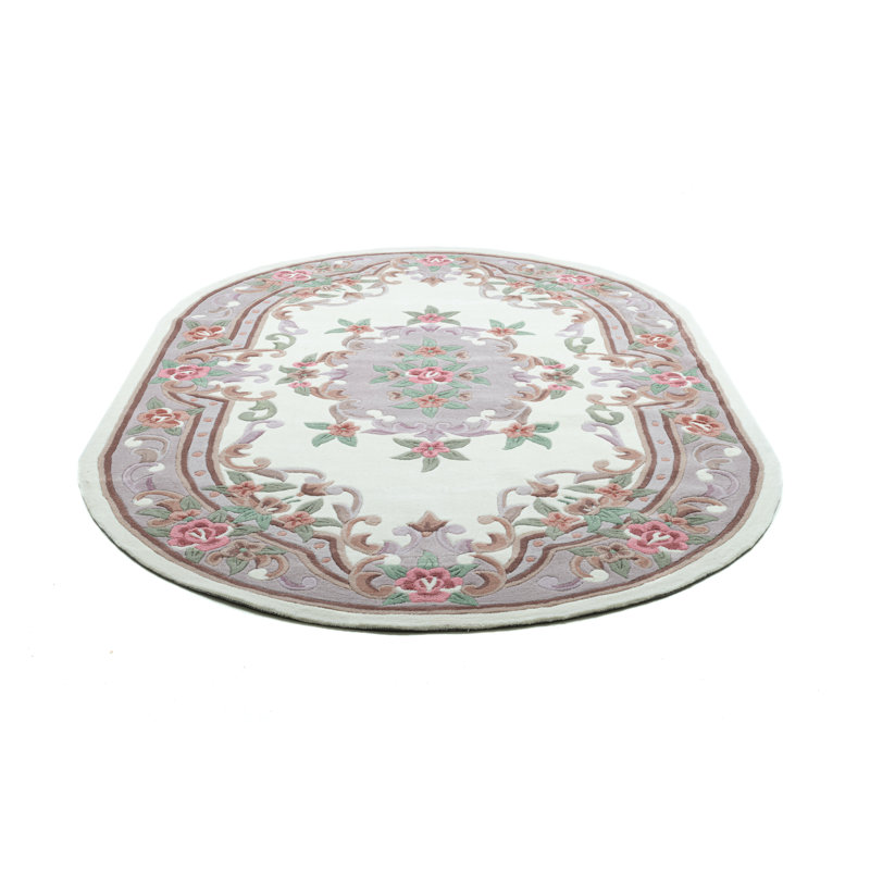 Costilla Floral Hand Woven Area Rug, Oval 290cm x 170cm