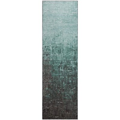 Premium Machine Washable Corum AMF1066 Ombre Rug