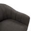 Chaise d'appoint Mid-Century moderne en chenille 1pc-152567260