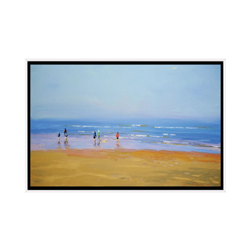The Horizon by Igor Zhuk - Painting on Canvas, 66.04 cm H x 45.72 cm W, Black Framed