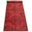 Paulean One-of-a-Kind 4'11" X 11'9" 1990s Wool Area Rug in Dark Red