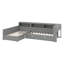 Lit plateforme en L avec lit gigogne, lit de jour avec tablette de rangement et station de charge, cadre de lit double d'angle en bois-1733837663