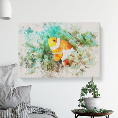 Clownfish Vol.1 Watercolour - Wrapped Canvas