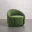 Fauteuil demi-tonneau pivotant rembourré Aunna-198877773
