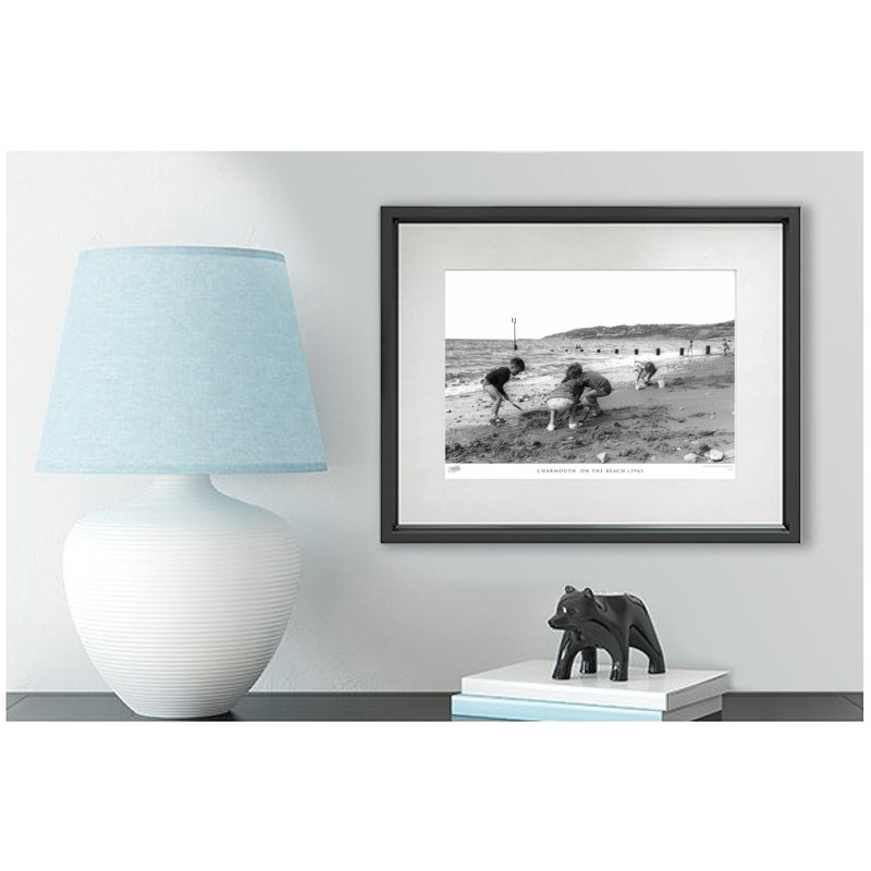 Charmouth, On The Beach C1965 by Francis Frith - Single Picture Frame Print, 28cm H x 36cm W x 2.3cm D
