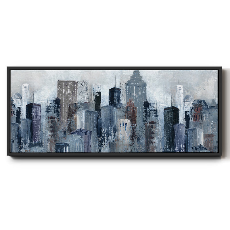 City Mood - Toile encadrée, H 20 po x l 50 po