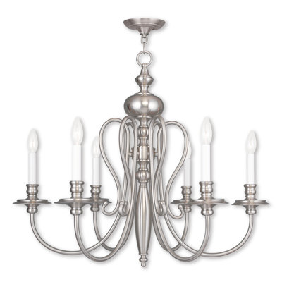 Lustre 6 lumières façon bougie Ahanu