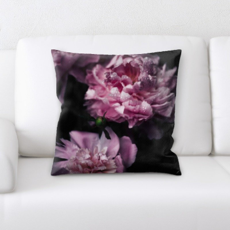 Coussin décoratif fleurs
