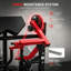 Banc de curl 2 en 1 noir et rouge et appareil de curl Bicep Curl