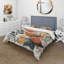 Ensemble de housse de couette en microfibre / polyester coloré Mid Century Mid-Century Botanicals II-1320356867