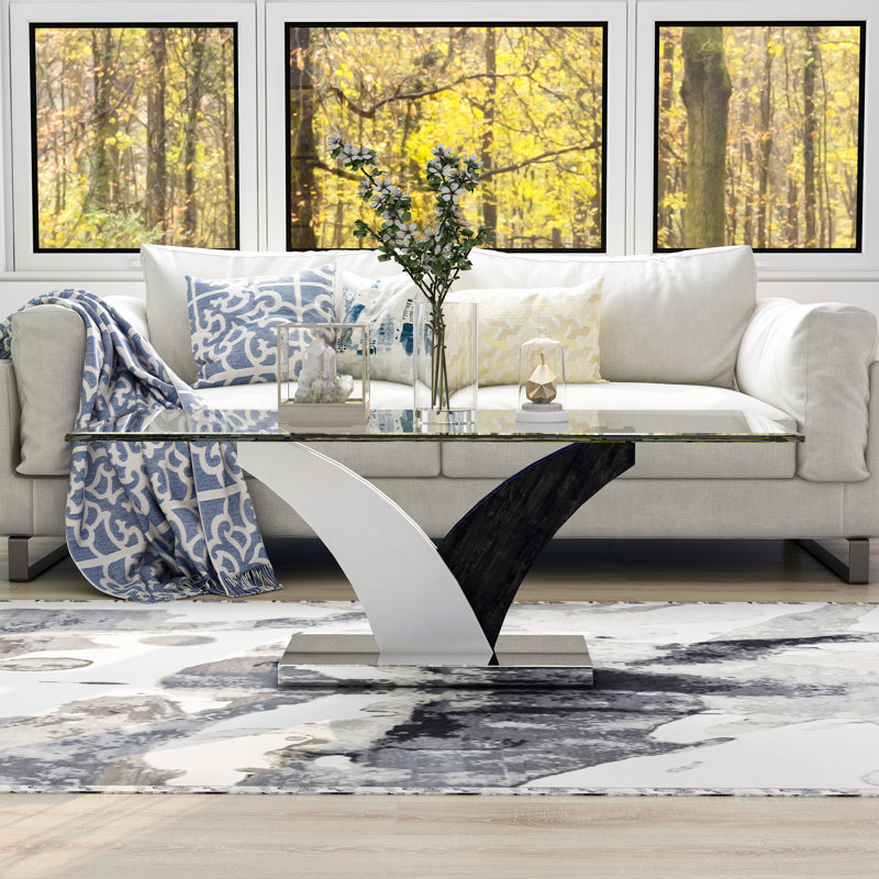Glass Top Coffee Table