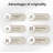 Wall-Mounted Bamboo Hook Rack