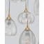 6 - Light Satin Gold Cluster Pendant