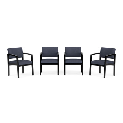 Lenox Wood Waiting Reception Commercial Grade Furniture Set / 4-Guest Chair