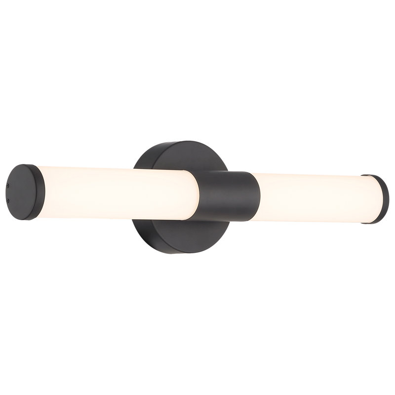 Dimmable LED Vanity Light, Matte Black