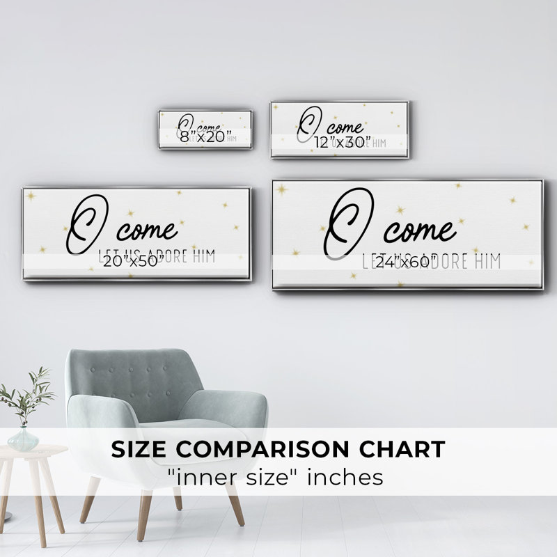 O Come- Framed Canvas