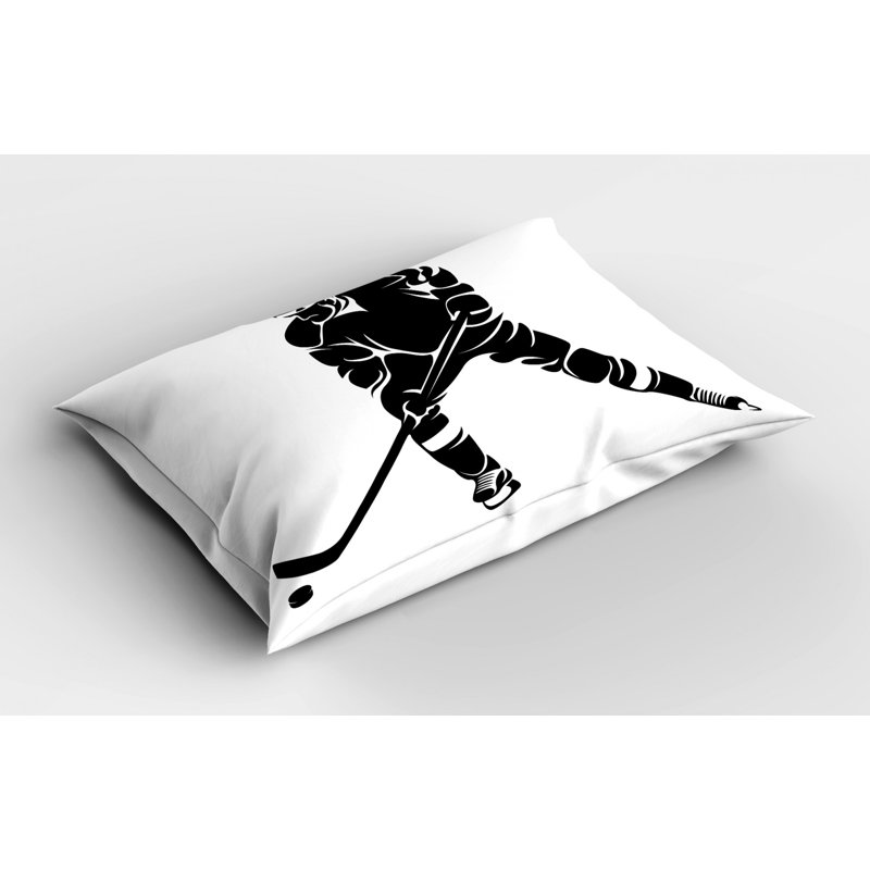 Hockey Polyester Sham Set, Twin