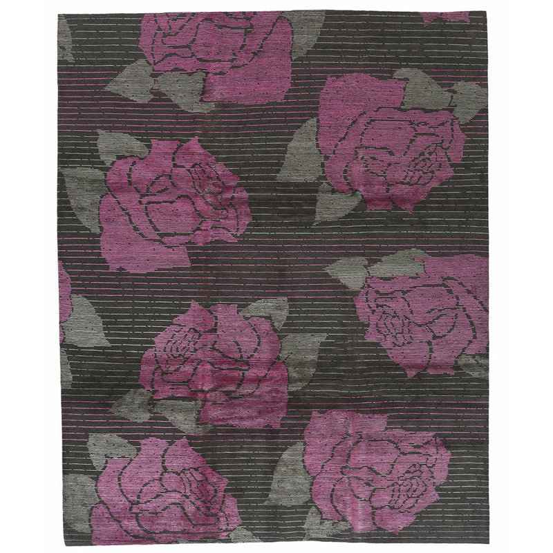 Lux Rose One-of-a-Kind 8' X 10' Area Rug