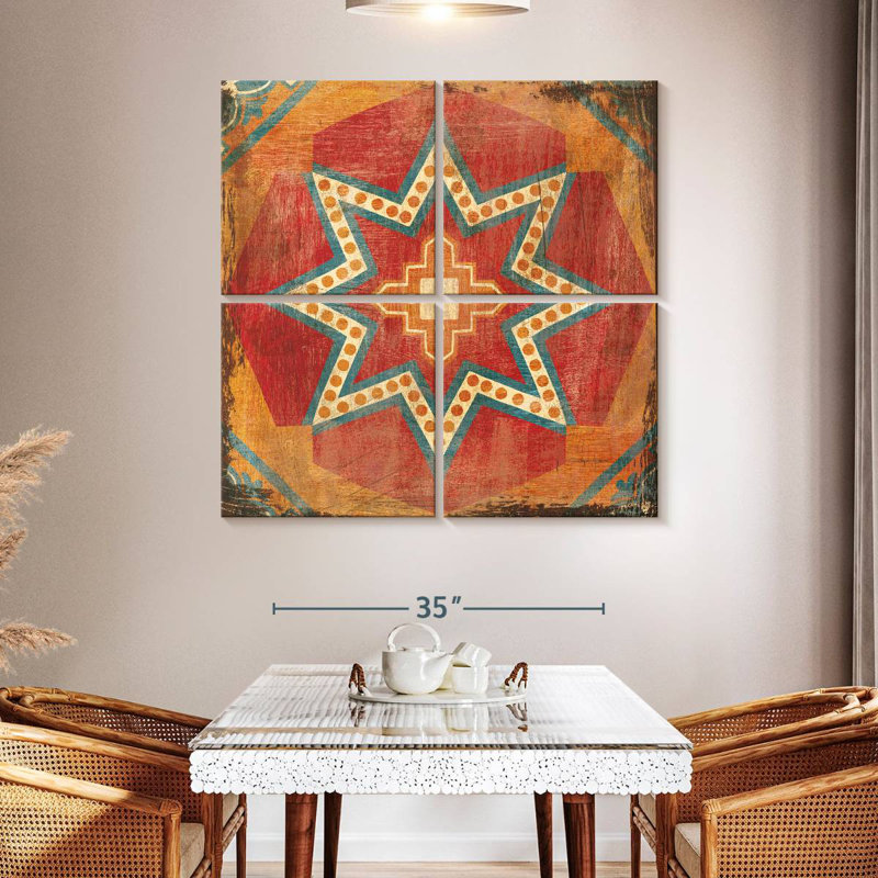 Kerner Moroccan Tiles, 45" H x 45" W