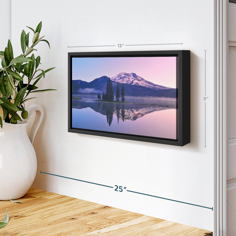 «Mountain Scene At Sparks Lake», reproduction sur toile, H 9 po x l 13 po